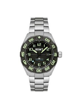 NWT Rgmt Field Master Black Dial Men's Watch